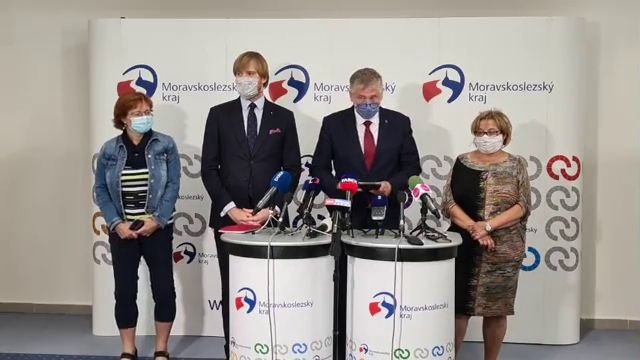 Tisková konference po Bezpečnostní radě státu v Ostravě 20.7. 