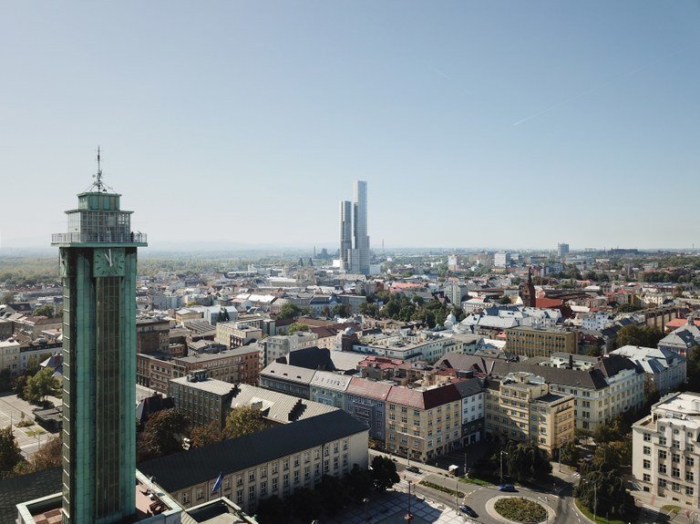 V Ostravě vyroste nejvyšší mrakodrap u nás - plánuje se 60 pater a 238 metrů výšky.