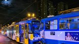 V Ostravě se srazily tramvaje: Čtyři lidé se zranili, policie hledá svědky