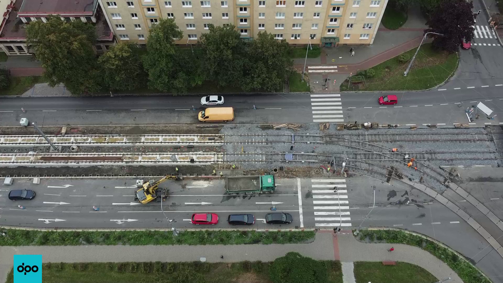 Na zmodernizovanou trať v Opavské ulici v Ostravě-Porubě se vrátí tramvaje.