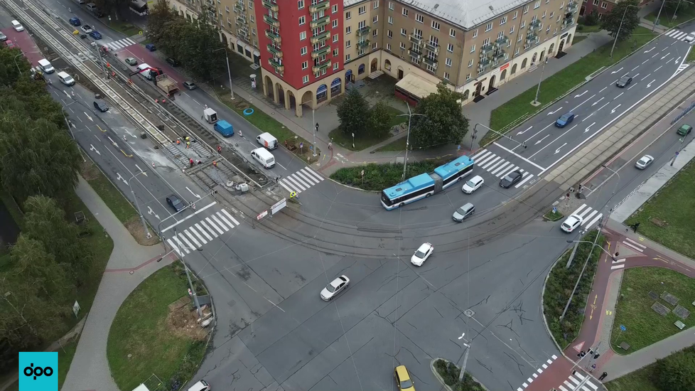 Na zmodernizovanou trať v Opavské ulici v Ostravě-Porubě se vrátí tramvaje.