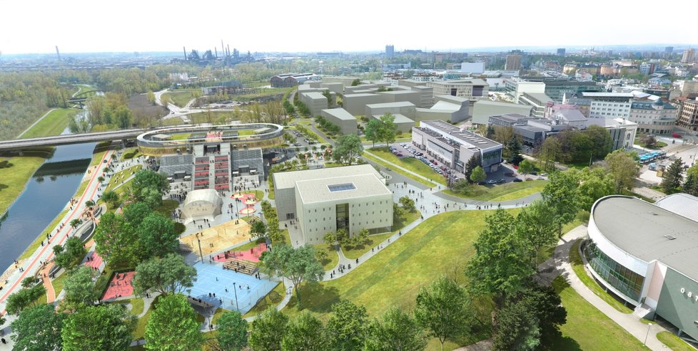 Ostravská univerzita získá z evropských peněz více než miliardu korun na stavbu nového univerzitního areálu na výstavišti Černá louka. 