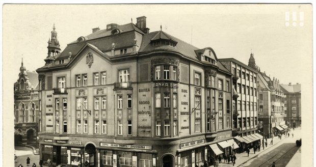 Budova Ostravice v roce 1934.