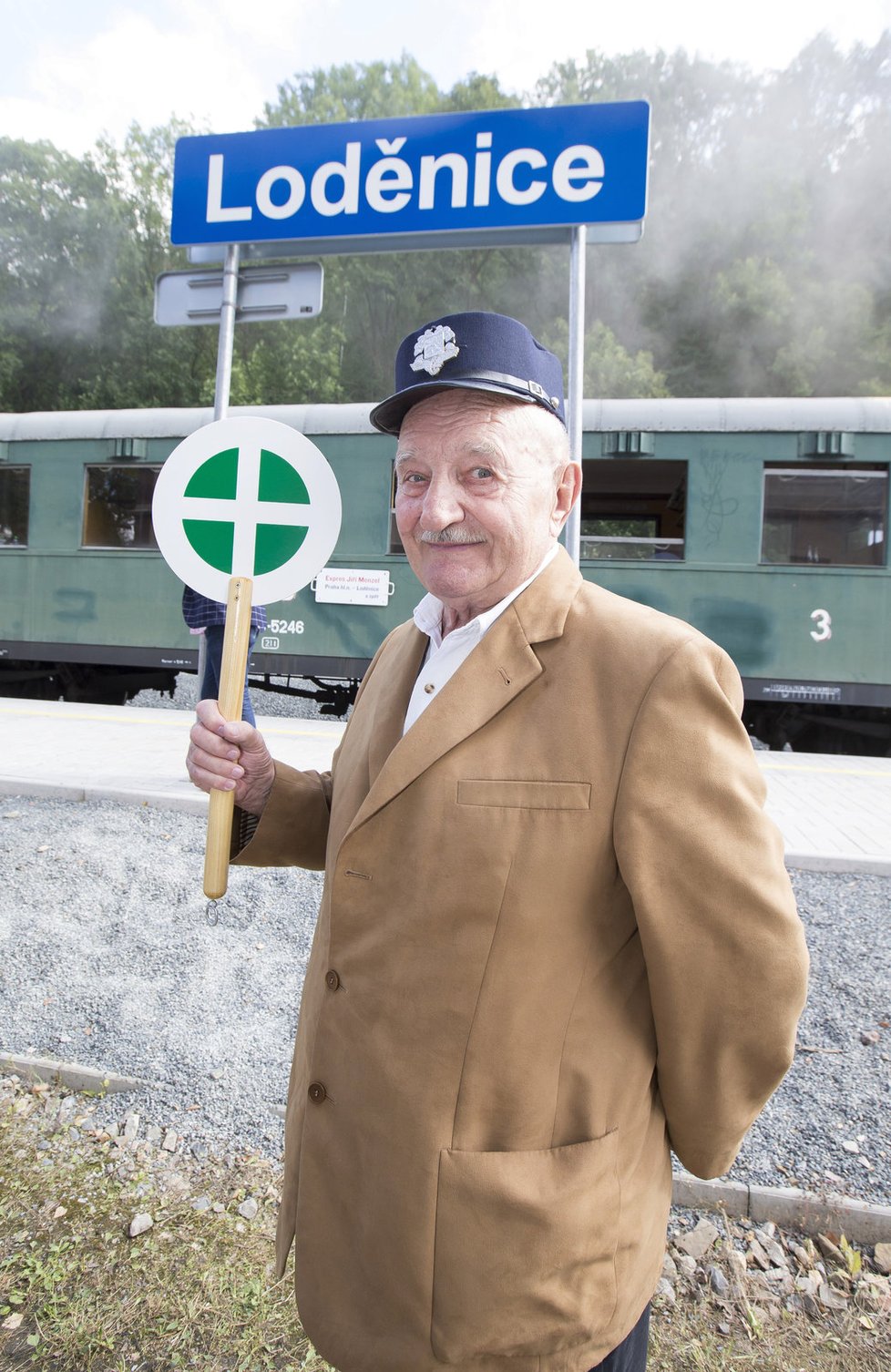 Josef Somr byl v Loděnici dojatý.