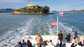 Ostrov Alcatraz v San Franciscu.