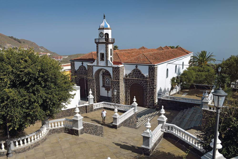 Kostel Santa María de la Concepción v hlavním městě ostrova Valverde, které má 1800 obyvatel