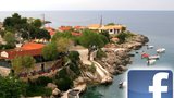 Chorvatský ostrov Facebook, ani v moři není úniku