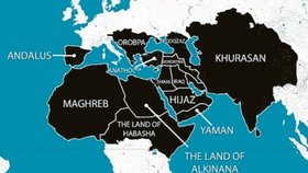 Pětiletý plán ISIS na rozšíření svého chálífátu.