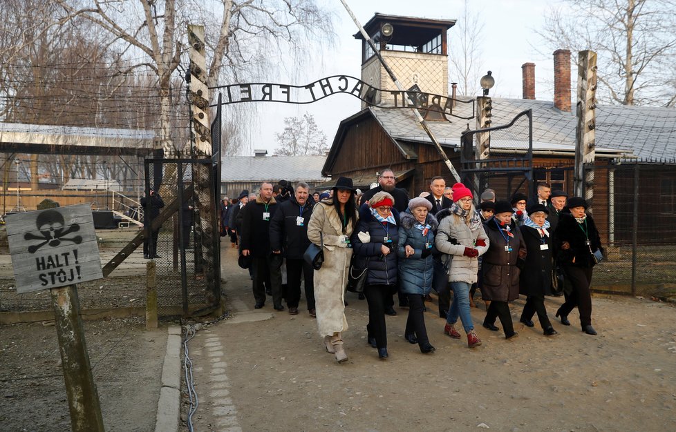 Připomínka 75. výročí osvobození koncentračního tábora v Osvětimi (27.1.2020)