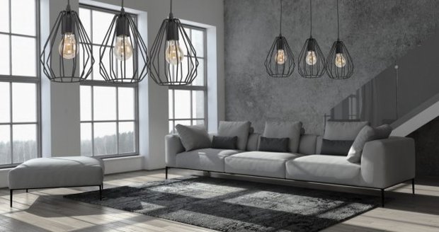 Závěsné svítidlo TK Lighting BRYLANT BLACK, od 2 280 Kč