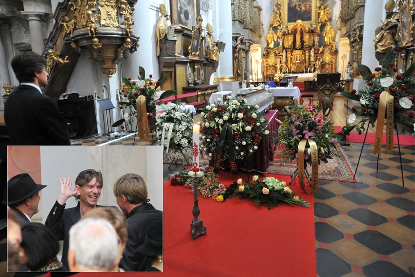 Známé osobnosti i pozůstalí se rozloučili ve středu ráno se Zitou Kabátovou. Otakar Brousek mladší, Jiří Strach a Michal Dlouhý na paní Zitu pak vzpomínali s úsměvem