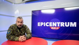 Náčelník Vojenské policie ČR Otakar Foltýn v pořadu Epicentrum (18.11.2022)