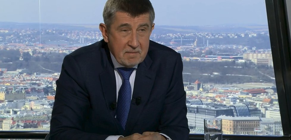 Premiér v demisi a šéf hnutí ANO Andrej Babiš v Otázkách Václava Moravce (11.3.2018)