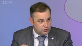 Předseda Národní rozpočtové rady Mojmír Hampl v pořadu ČT Otázky Václava Moravce