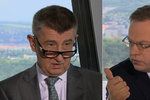 Andrej Babiš vyrazil do Otázek Václava Moravce a opět to pořádně jiskřilo.