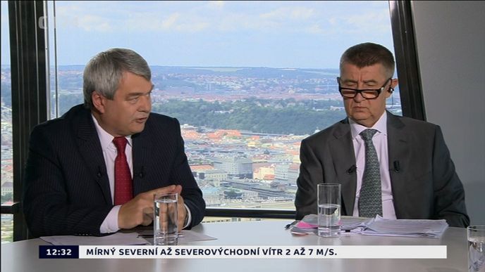 Vojtěch Filip a Andrej Babiš