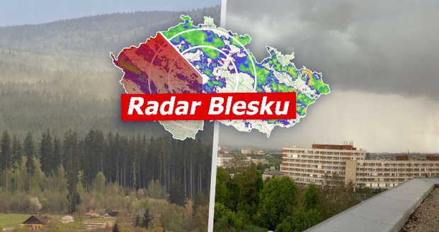 Velká týdenní předpověď: Přijde oteplení, v úterý se ještě můžou objevit mrazíky. Sledujte radar Blesku.