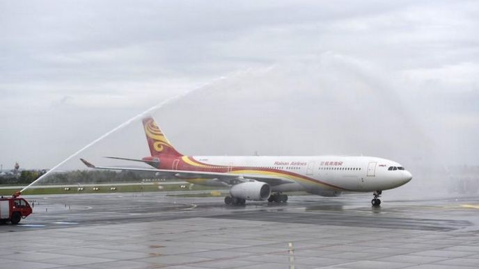 Otevření nové linky Hainan Airlines z Pekingu do Prahy