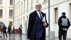 Oto Klempíř coby adept Motoristů na ministra kultury na Pražském hradě (8.12.2025)