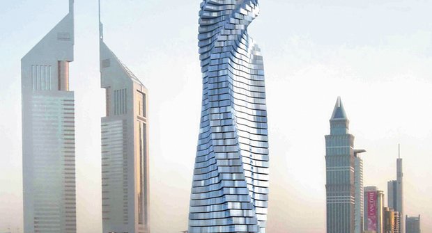Otočný mrakodrap - Dynamic Tower Dubai