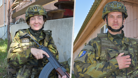 Aktivní zálohy české armády cvičily obranu infrastruktury: V úkrytu se samopaly!