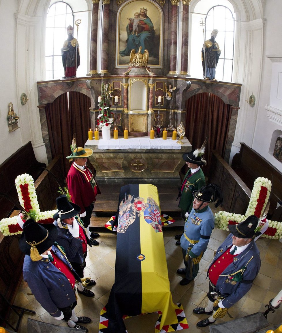 Otto von Habsburg bude pohřben do Kapucínské krypty ve Vídni