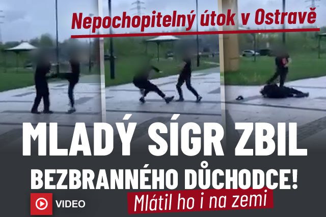 Mladý sígr zbil bezbranného důchodce