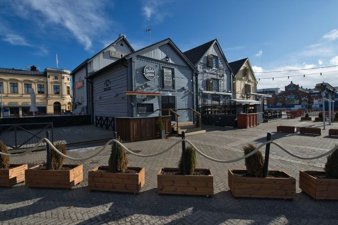 Tržiště Torinranta ve finském Oulu. Tržiště Torinranta ve finském Oulu.