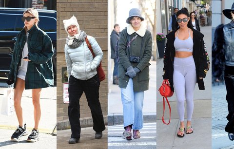 Nejhorší outfity týdne: Zaříznuté legíny a model bez kalhot