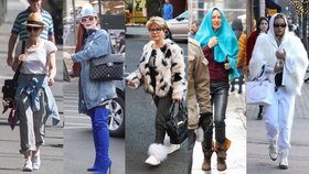 Nejhorší outfity týdne: Neupravená Kylie Minogue,  Uma Thurman se šálou přes hlavu