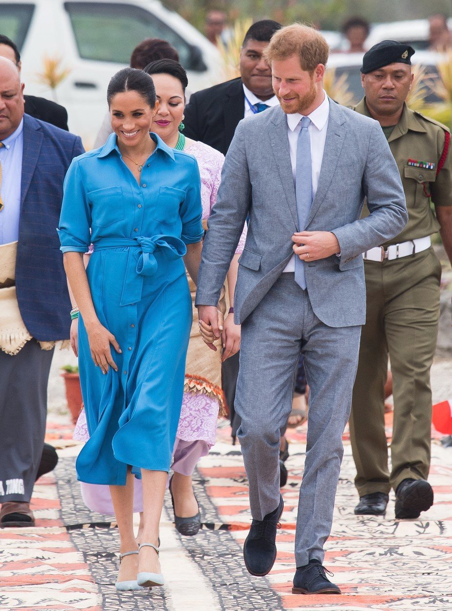 Vévodkyně Meghan a princ Harry.