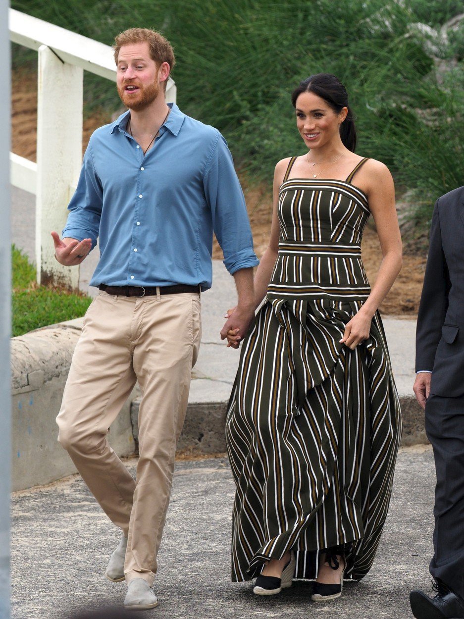 Říjen 2018 - princ Harry a vévodkyně Meghan