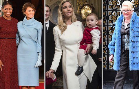 Přehlídka módy, ale i nevkusu. Které z Trumpových žen to nevyšlo