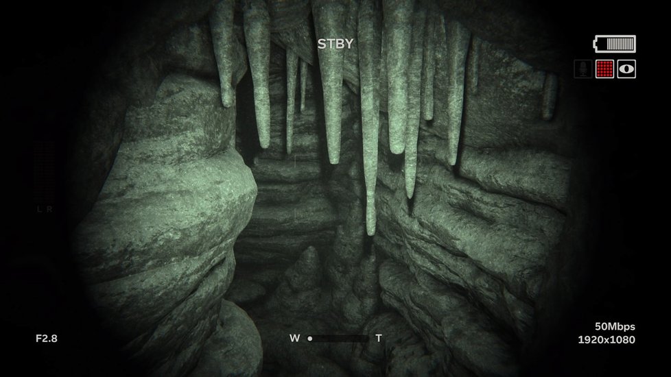 Strašidelná jeskyně.