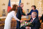 Poslední novoroční oběd Miloše Zemana s premiérem: Zeman přijal na zámku v Lánech Petra Fialu s manželkou Janou