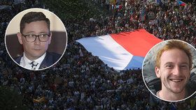 Blesk Zprávy chtěly uspořádat duel mezi mluvčím prezidenta Jiřím Ovčáčkem a šéfem organizátorů demonstrací proti premiéru A. Babišovi Mikulášem Minářem. Šéf spolku Milion chvilek pro demokracii to nepřijal