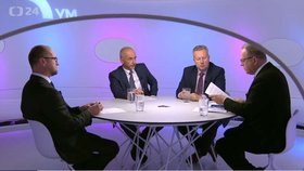 Otázky Václava Moravce: Diskuze o krajských a senátních volbách (22.9.2024)