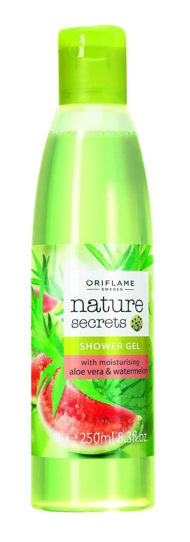 Hydratační sprchový gel s aloe vera a melounem Nature Secrets, Oriflame, 119 Kč.