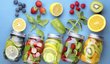 Alkohol nahraďte vodou s ovocem či bylinkami