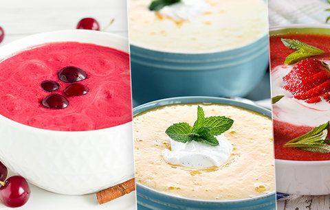 V létě vsaďte na ovocné polévky: 4 dokonalé recepty s broskvemi, jahodami a vínem!