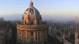 Radcliffe Camera and All Souls College from top of University Church. November sunset. www.oxfordlight.co.uk/