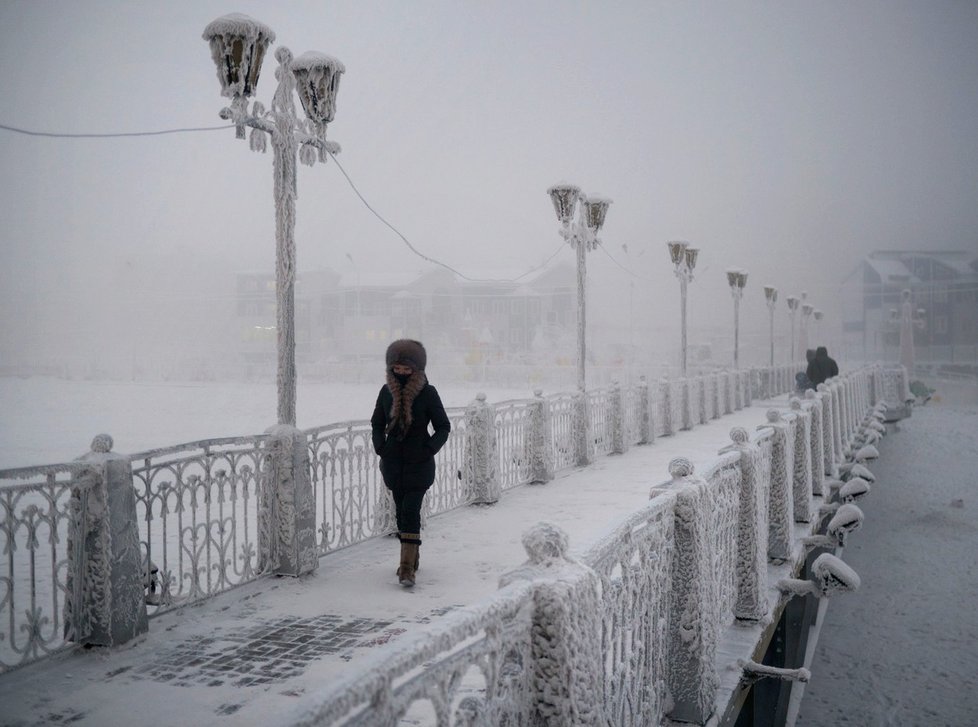 Nejchladnější místo na Zemi: V ruské vesničce Ojmjakon naměřili -71,2 °C!