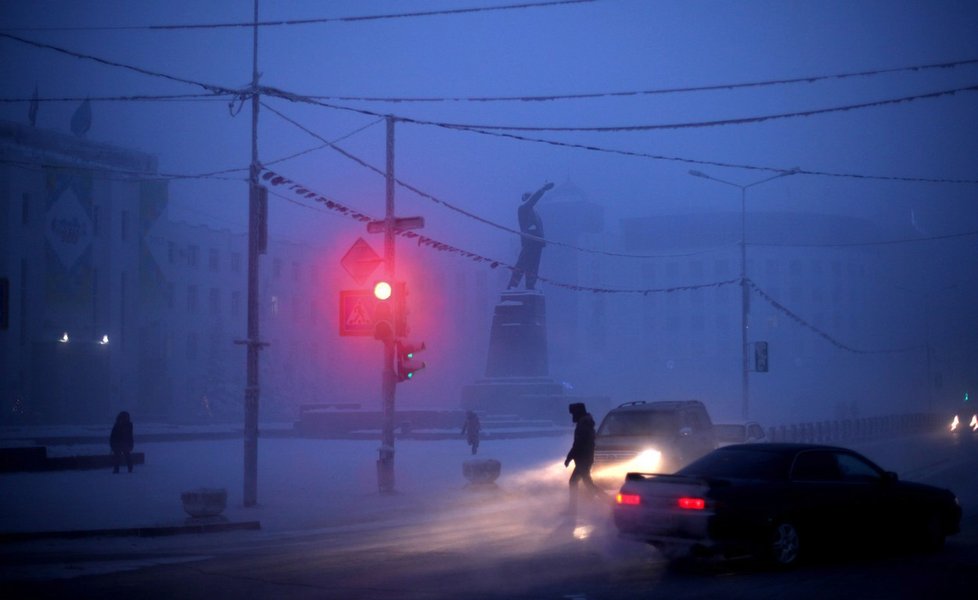 Nejchladnější místo na Zemi: V ruské vesničce Ojmjakon naměřili -71,2 °C!