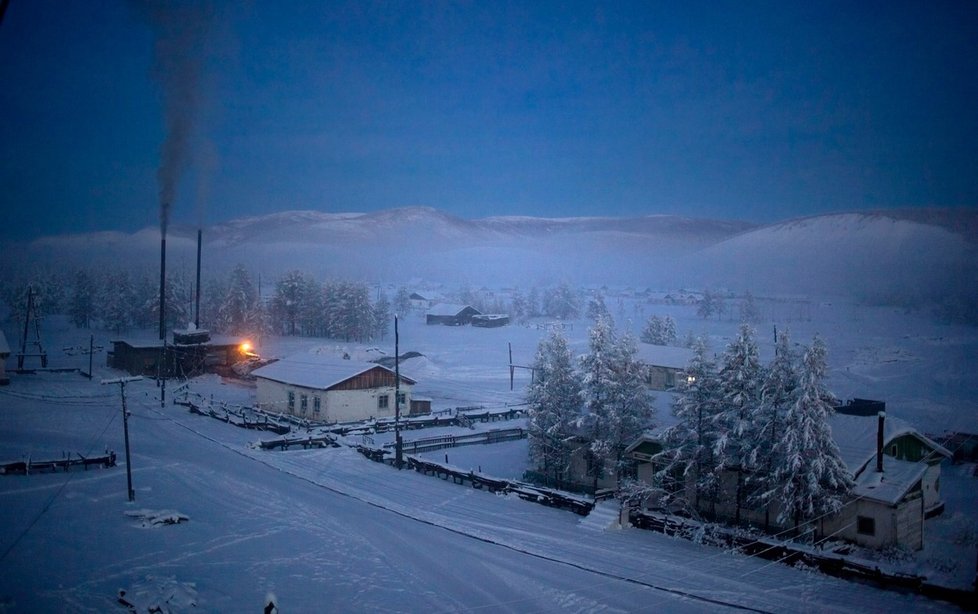 Nejchladnější místo na Zemi: V ruské vesničce Ojmjakon naměřili -71,2 °C!