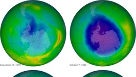 NASA přesně zaznamenala, jak ozonová díra nad Antarktidou rostla a zmenšovala.