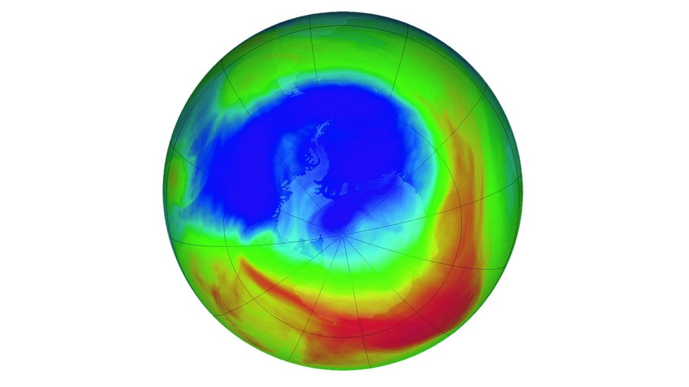 Stav ozonové díry před 4 lety