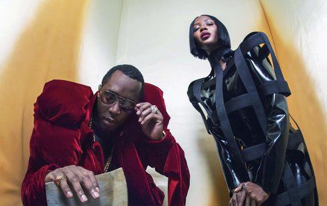 Topmodelka Naomi Cambell (47) a rapper P. Diddy (48).