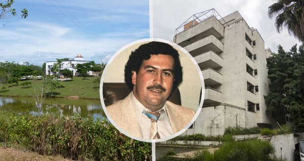 Drogový boss Pablo Escobar si liboval v luxusu: Špinavé peníze utrácel za přepychová sídla