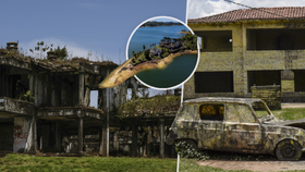 Escobarova vila v hodnotě přes 230 milionů korun: Ze zchátralé barabizny je paintballové hřiště!