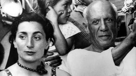 Picasso s druhou manželkou Jacqueline Roque